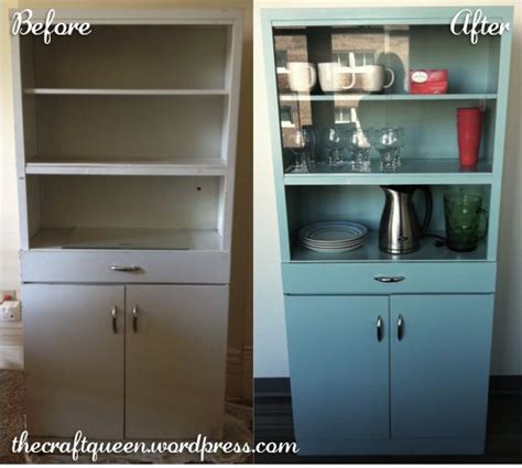 painting old metal kitchen cabinets